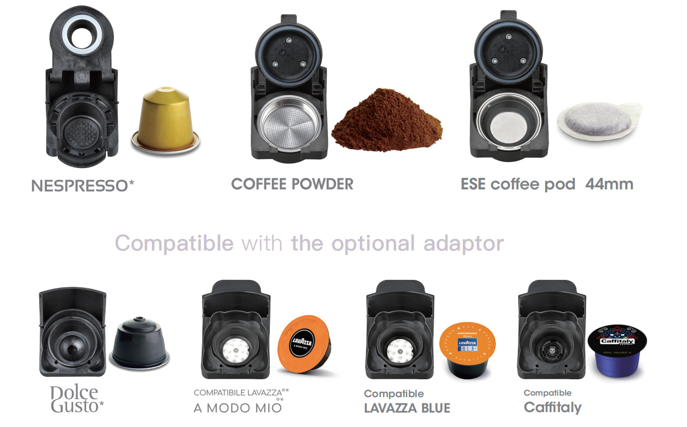 Capsules and adaptors