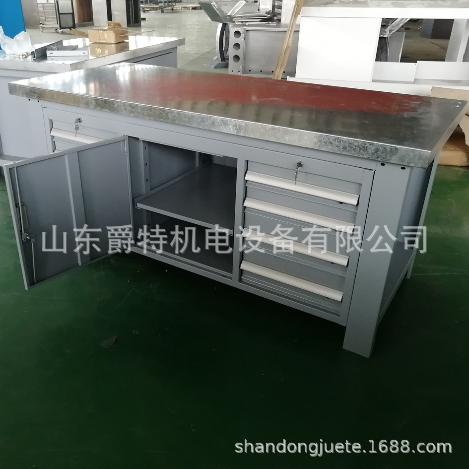 HDS4078-钳工桌-8抽屉重型钳工桌-装配安装工作台-维