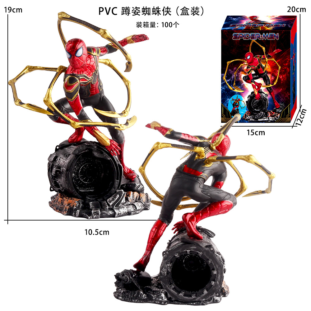 PVC 蹲姿蜘蛛侠（盒装）