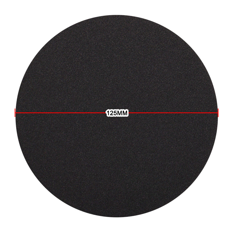 磨卡J5精磨砂棉背绒圆盘海绵砂5寸3