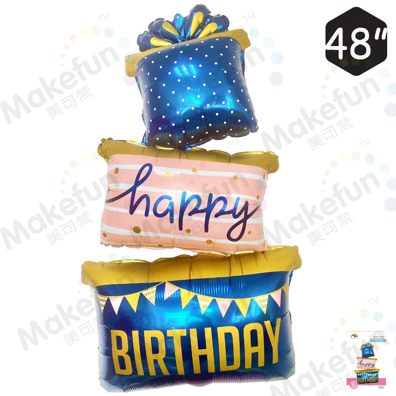 连体生日蛋糕盒子