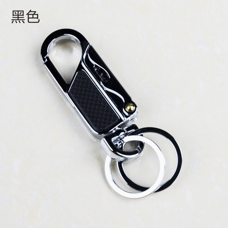 多用途金属钥匙扣腰挂汽车锁匙链圈环开瓶器红酒开