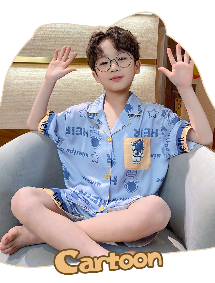 复制_儿童睡衣男童夏季双短套装冰丝薄款中大童空.jpeg