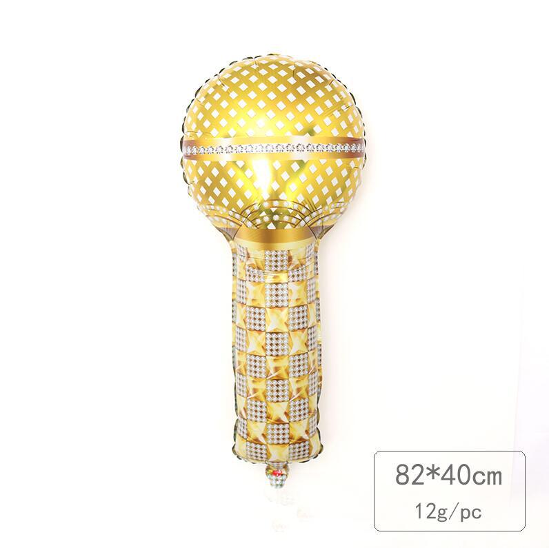 大号金色麦克风