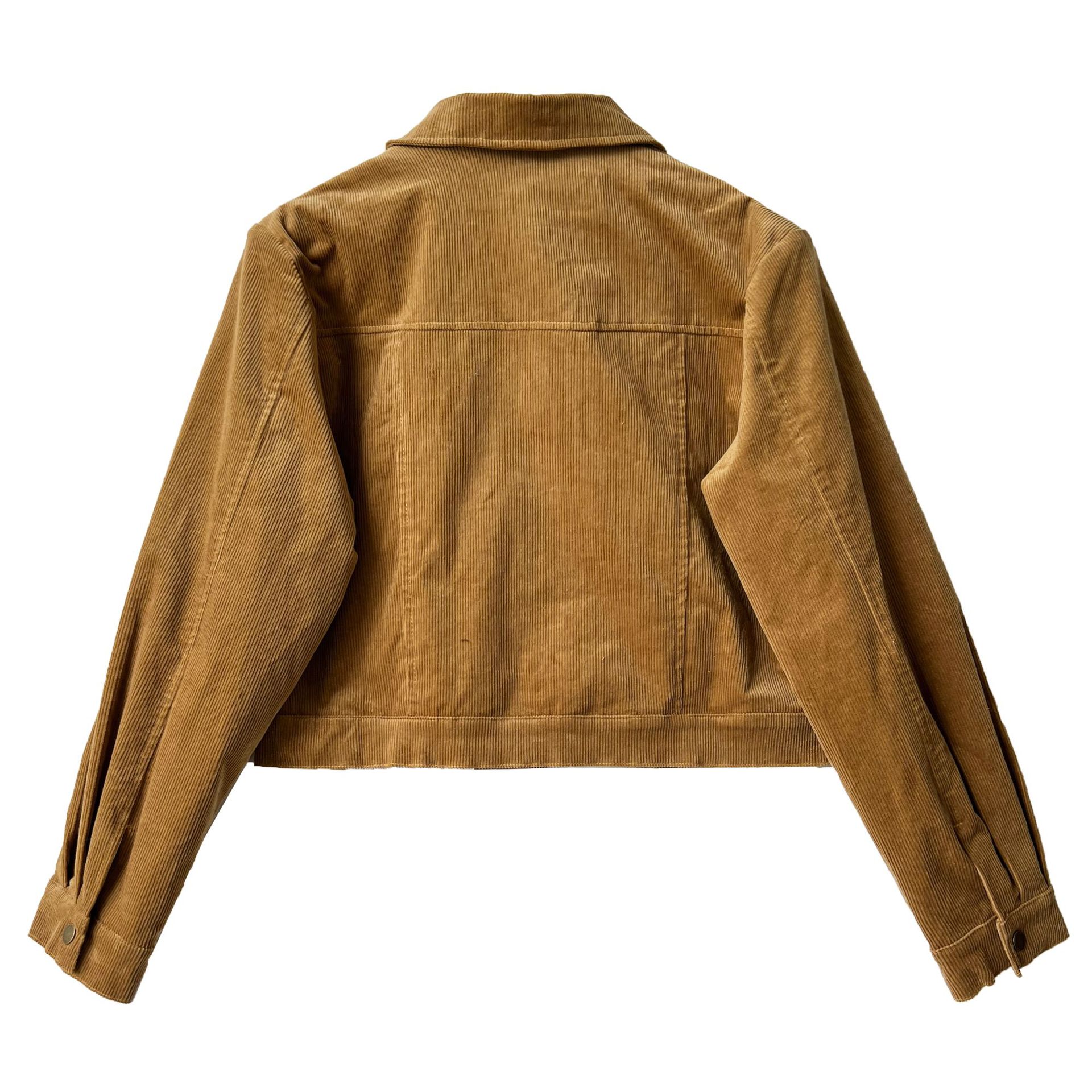 灯芯绒夹克上衣反面800