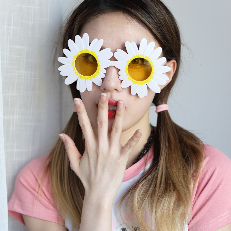 花朵眼镜