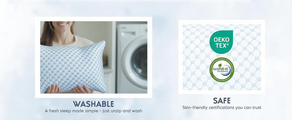 Washable and safe on your skin