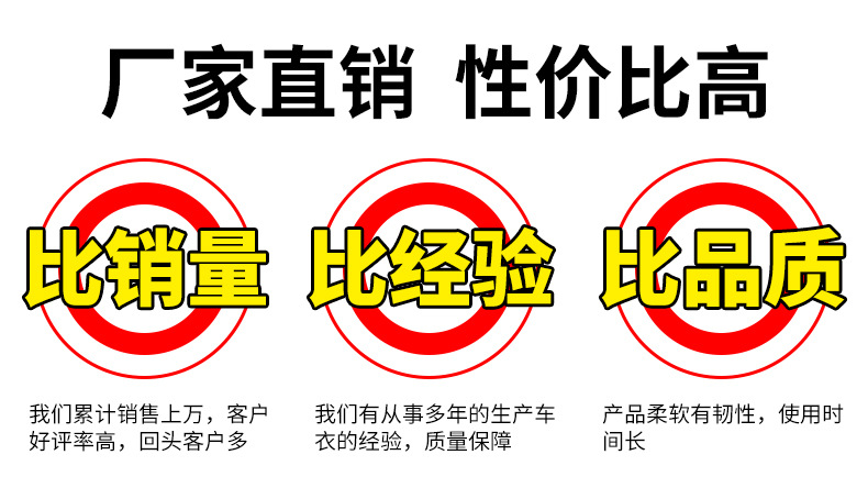 铝膜大方格车衣_04