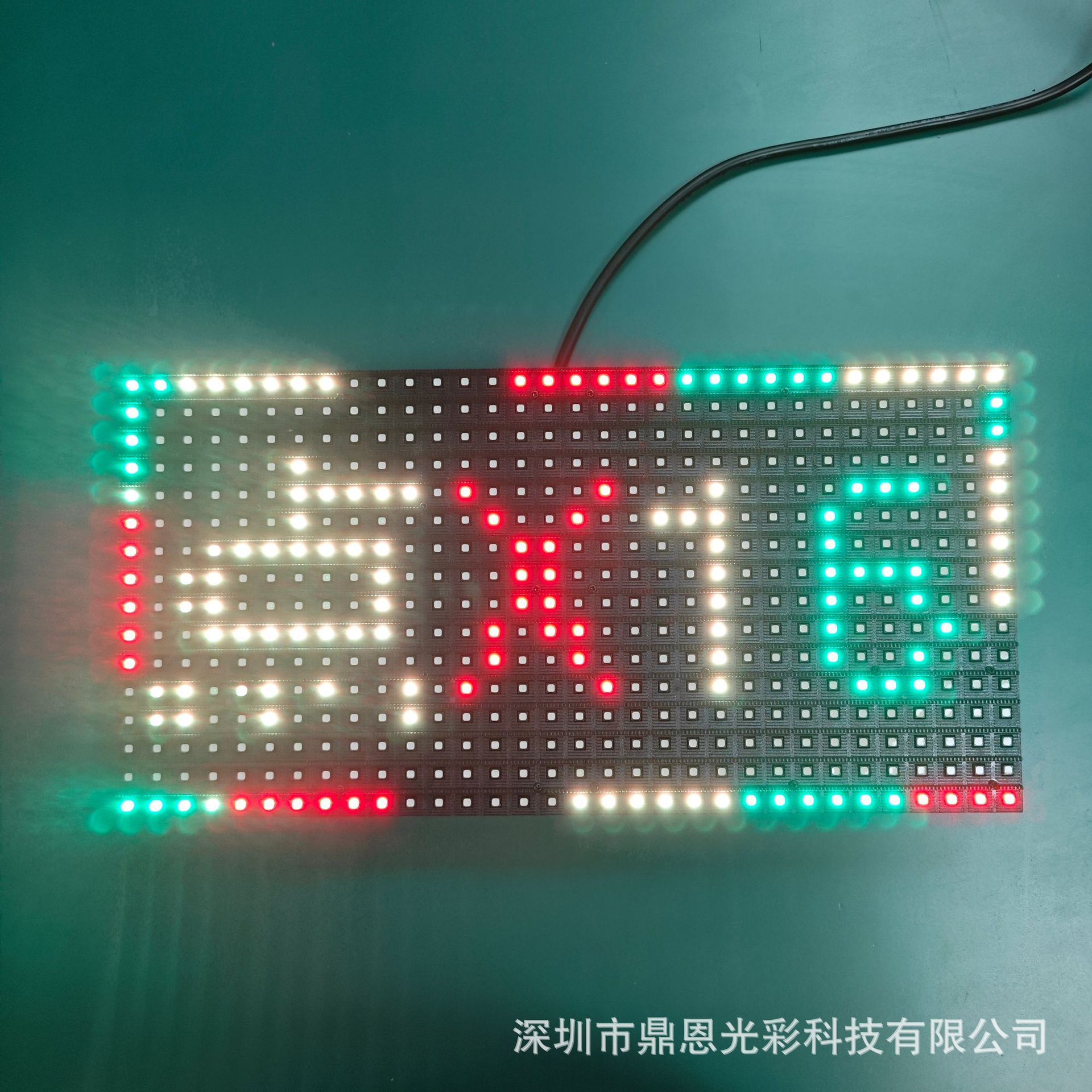 P10表贴双色-3535灯-点亮3