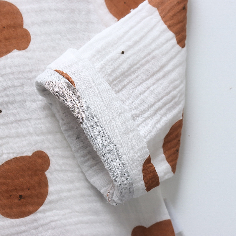 CA111-长-棉纱-咖啡熊头