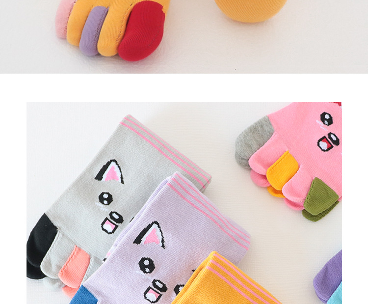 袜子五指袜女纯棉