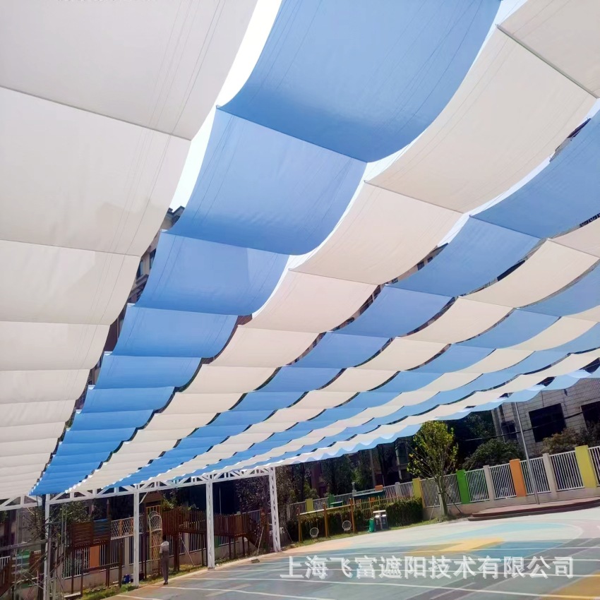 幼儿园操场遮阳网制作