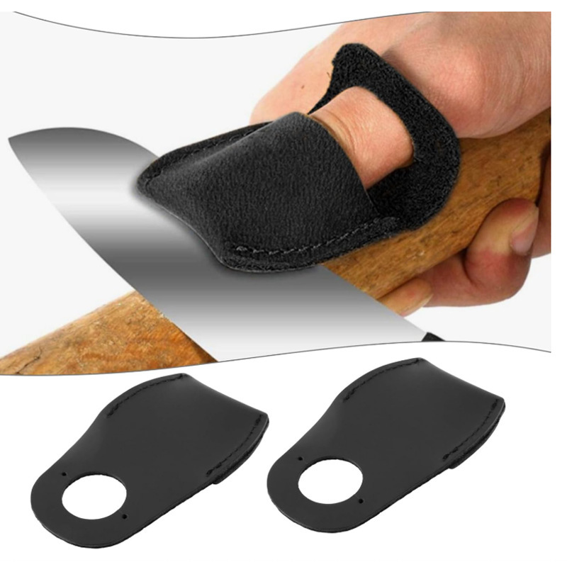 真皮拇指保护套