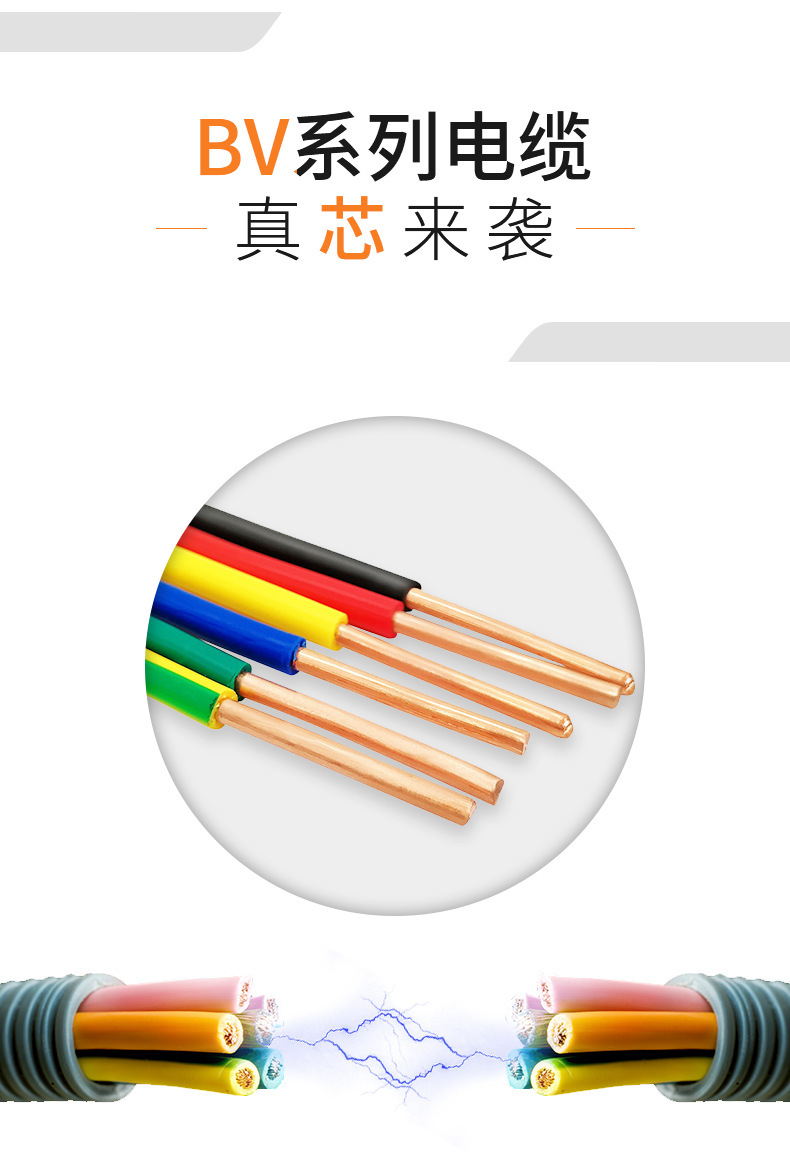 BV电线 1.5/2.5/4/6/10平方