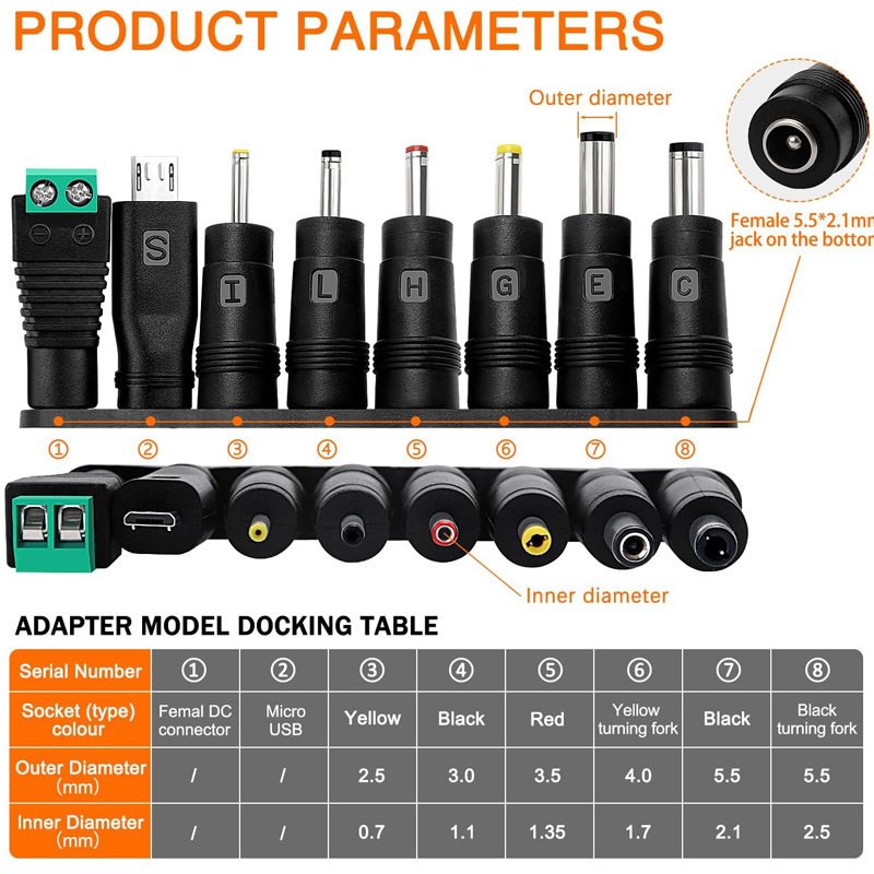8件套带绿色头 详情