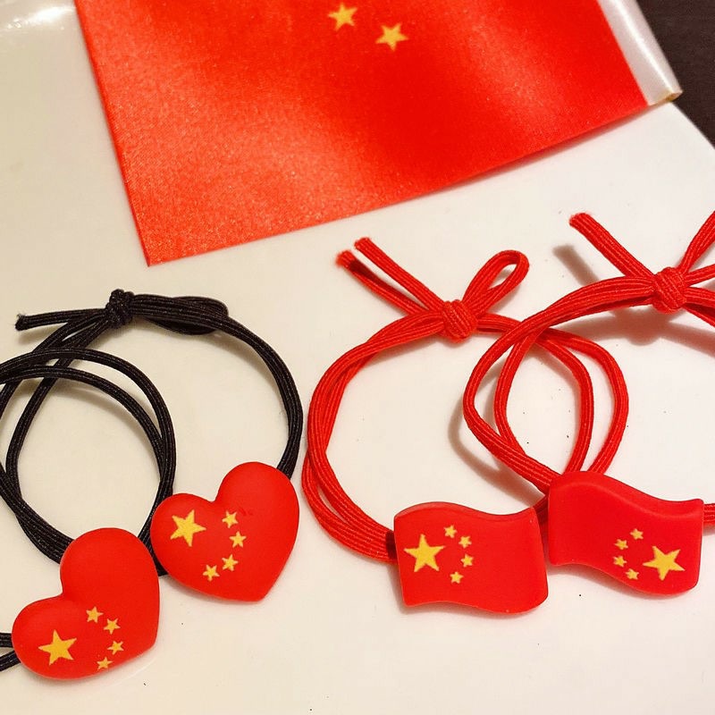 红旗发绳发夹