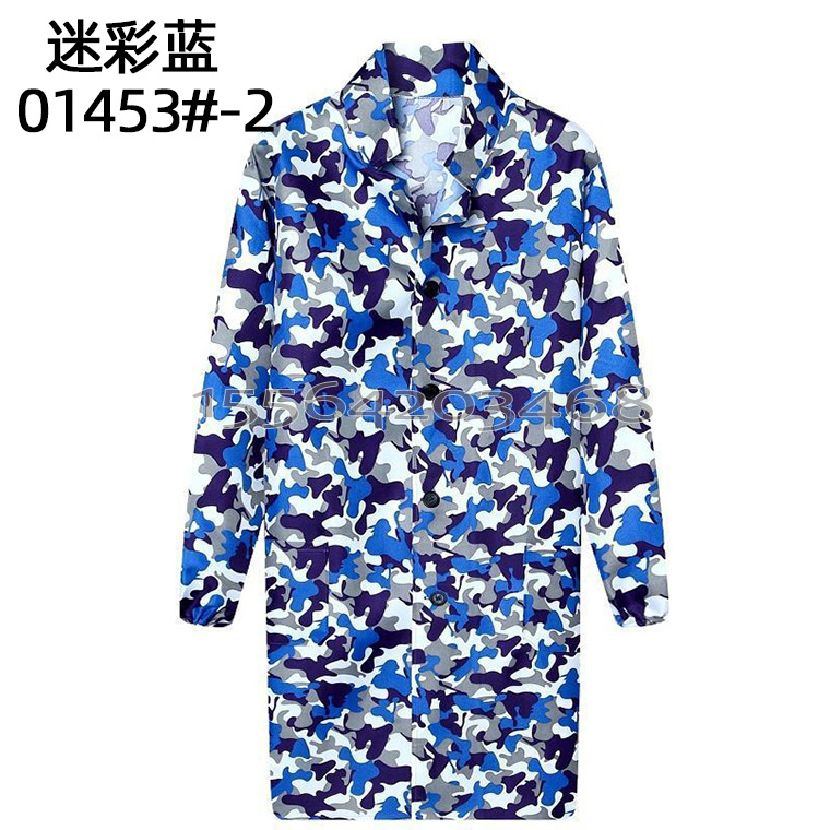 01453#单层全锁迷彩大褂XL--2XL-3XL-八色29