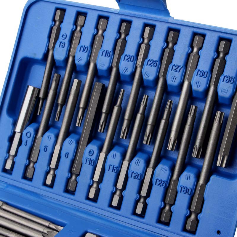 50pcs加长螺丝批头蓝盒4