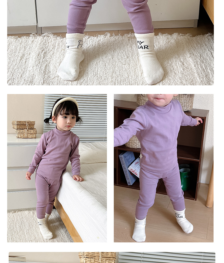 深紫色半高领套装_04