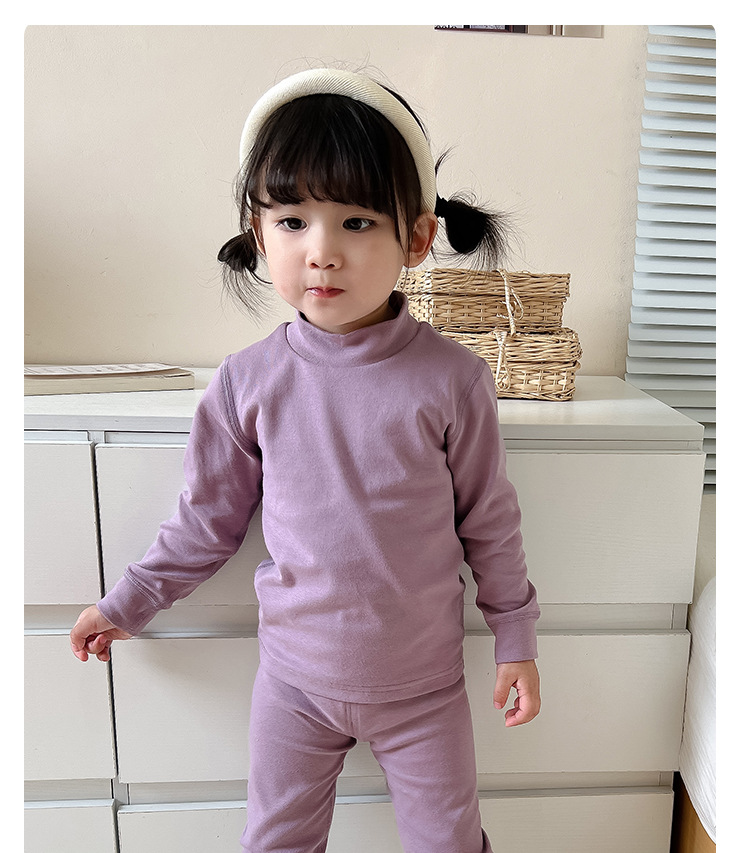 深紫色半高领套装_03