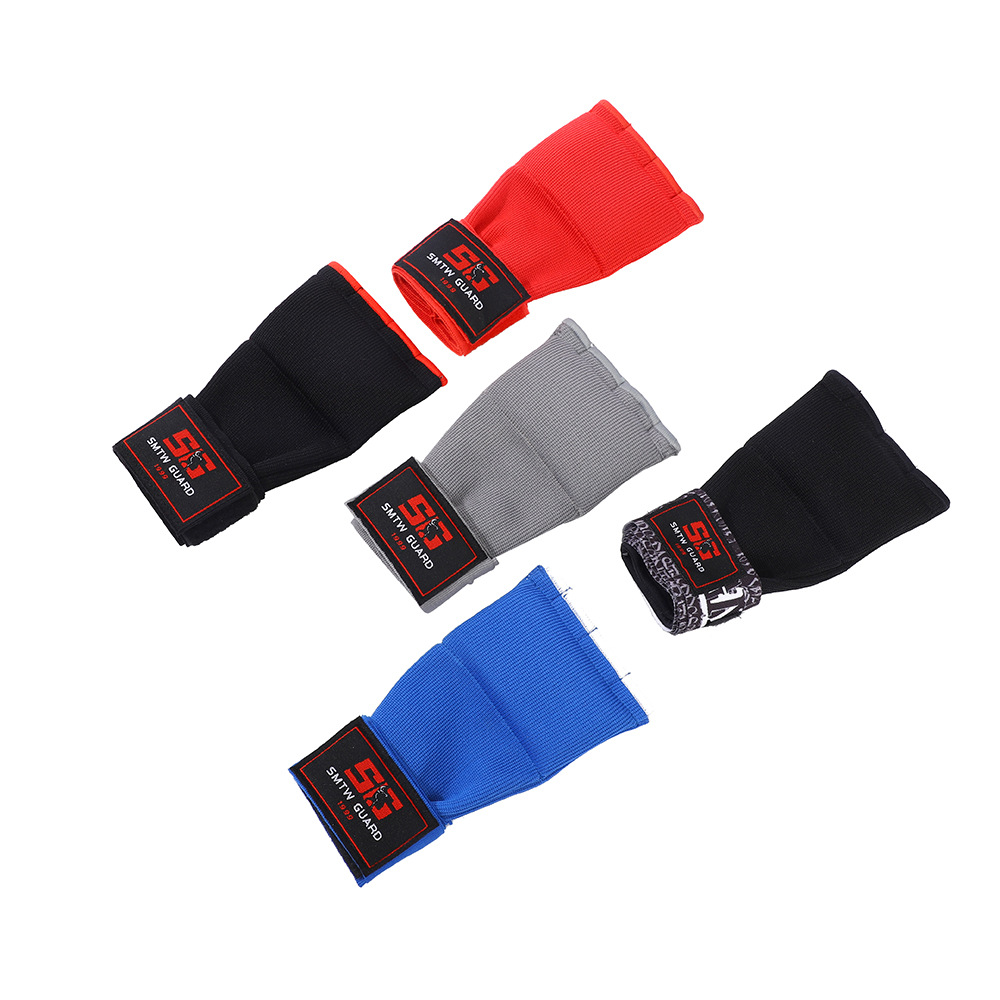 半指针织凝胶手套绑带款