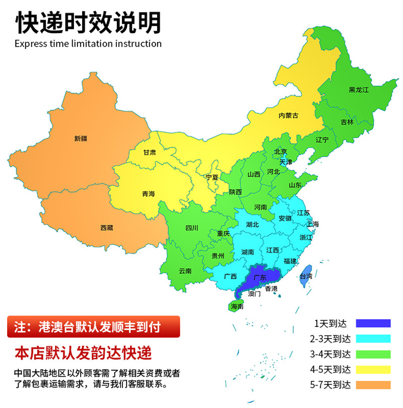 快递时效说明