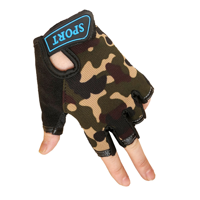 JT儿童半指迷彩色