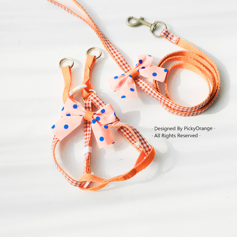 格子蝴蝶结迷你狗 (4)
