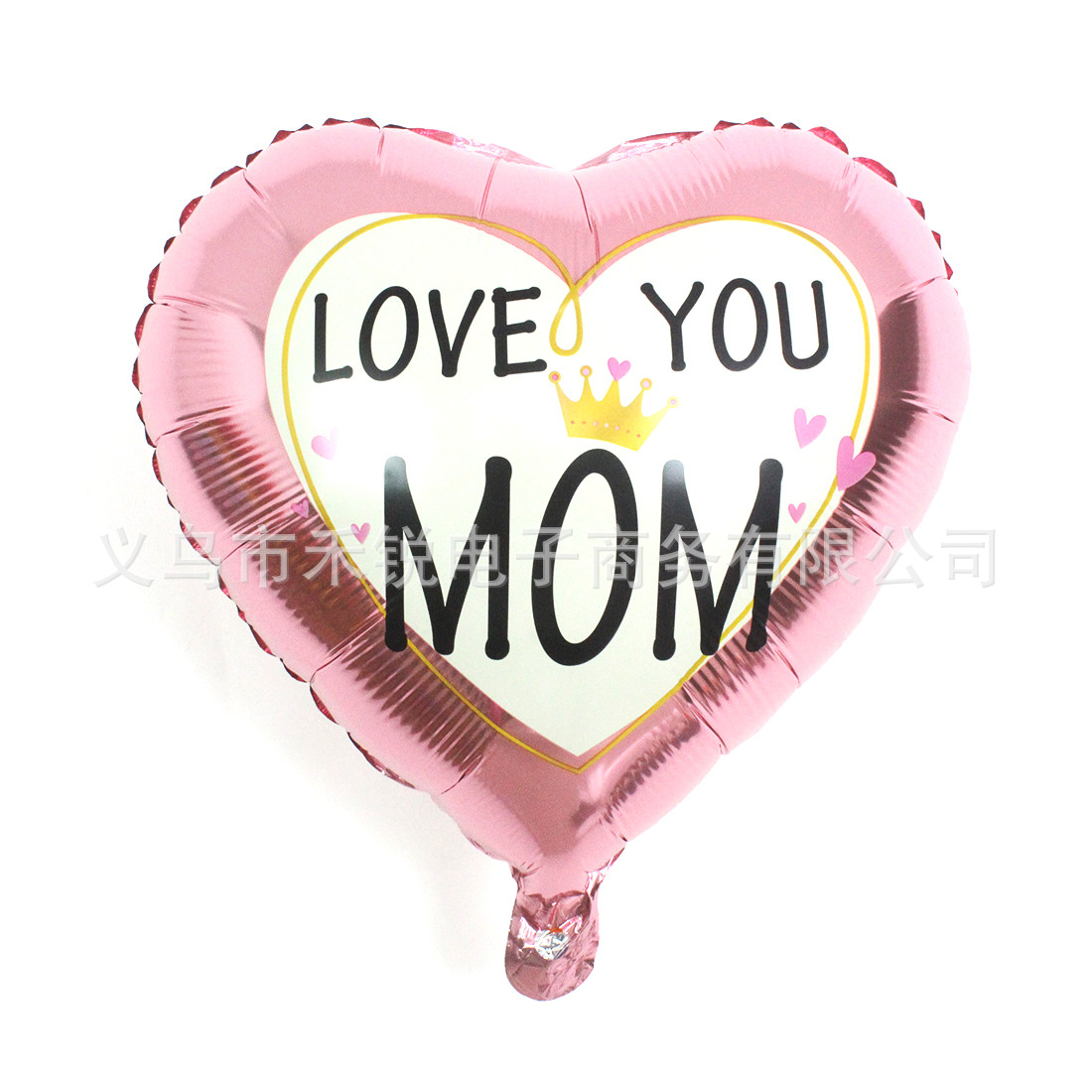 18寸玫瑰金爱心母亲节