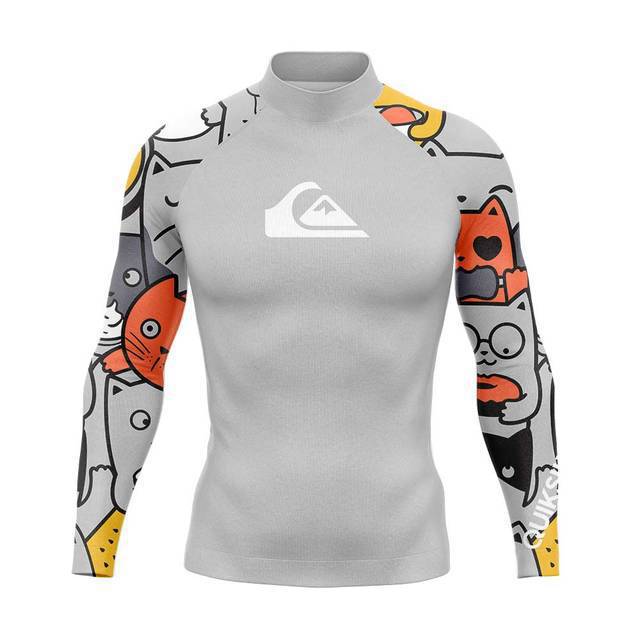 New-Mens-Rash-Guard-Long-Sleev