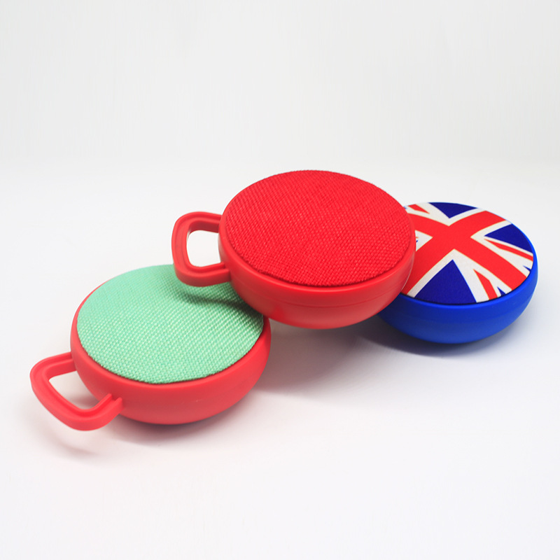 新款礼品无线蓝牙音箱布艺迷你便携式小钢炮音箱低音炮蓝牙小音响