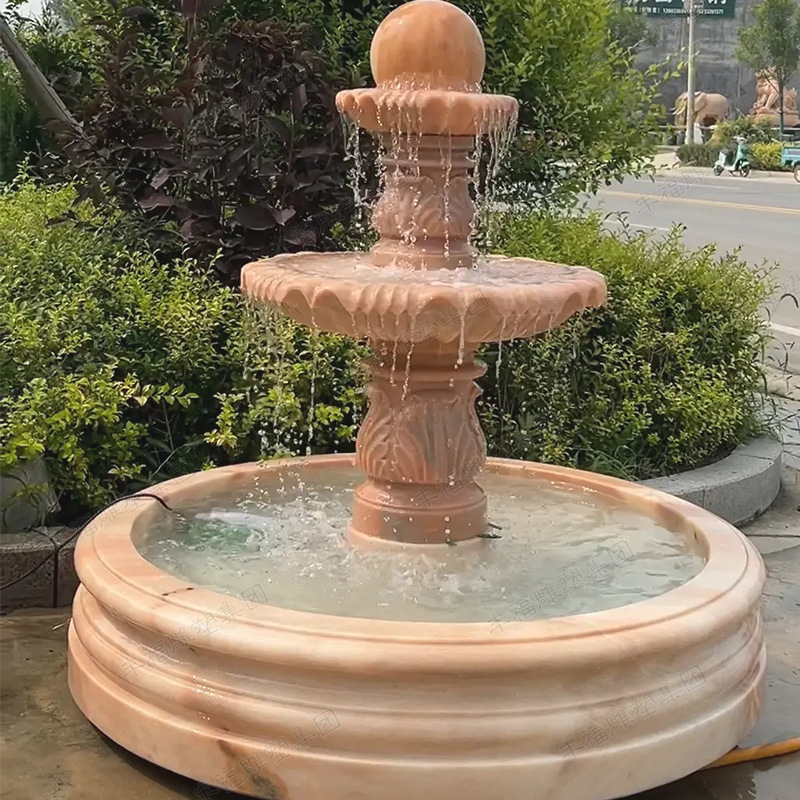 石材流水景观喷泉