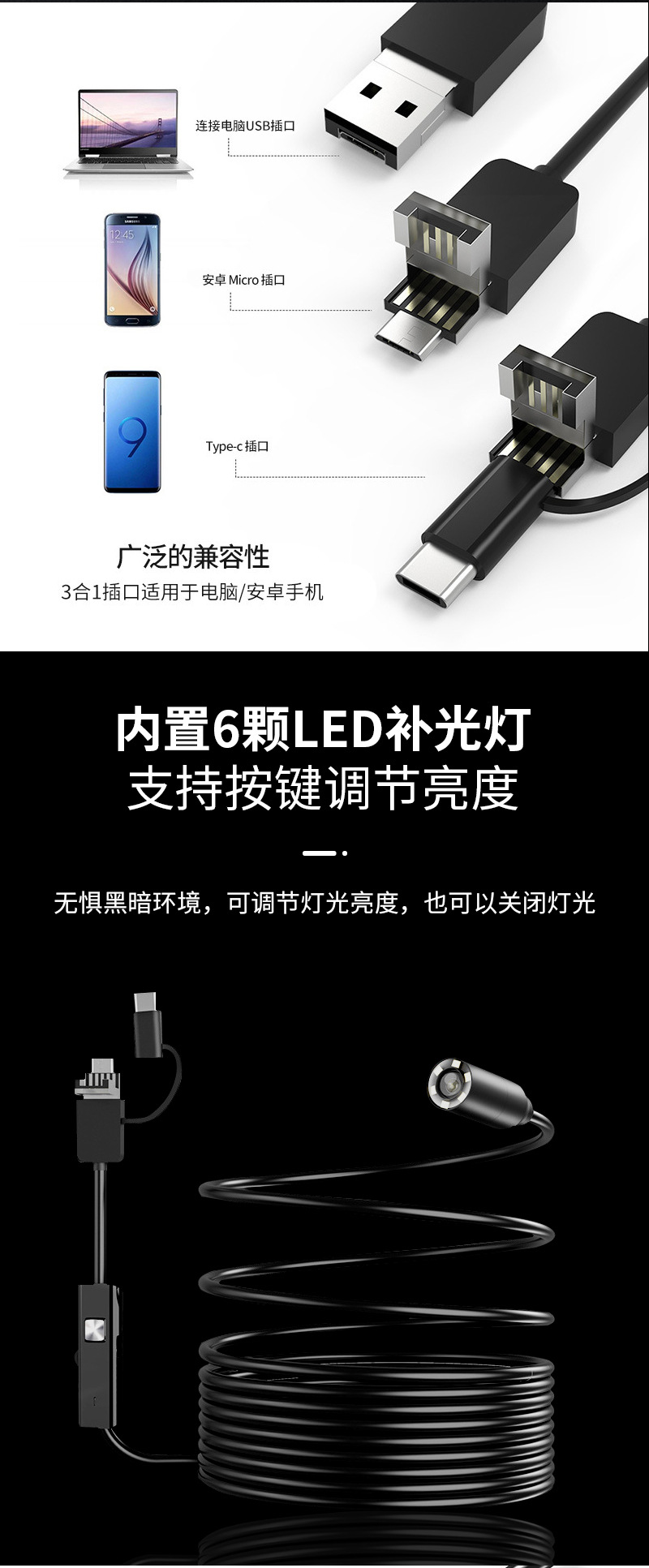 三合一1944P急速自动变焦500万高清内窥镜_03