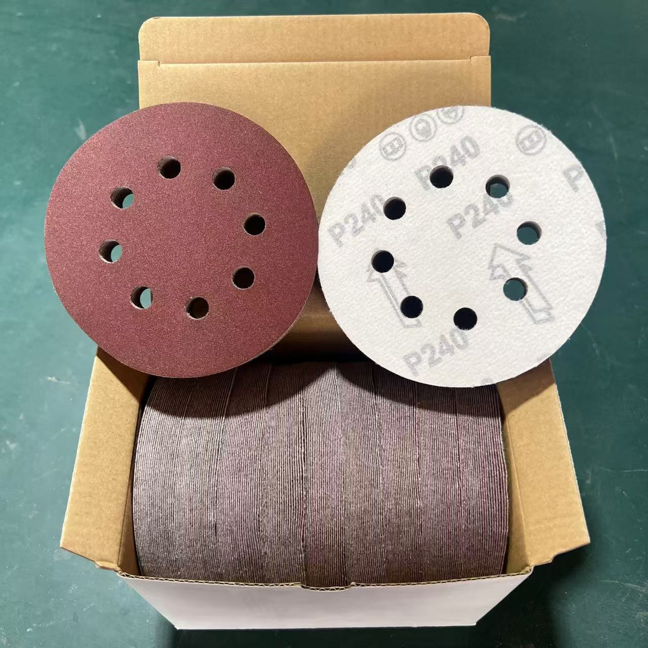 125mm8孔磨砂纸
