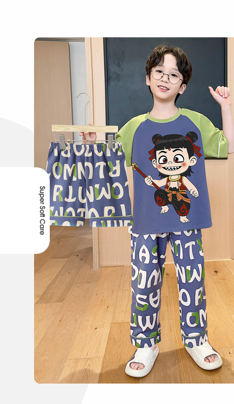 复制_2025新款哪吒男童睡衣夏季纯棉短袖夏款.jpg