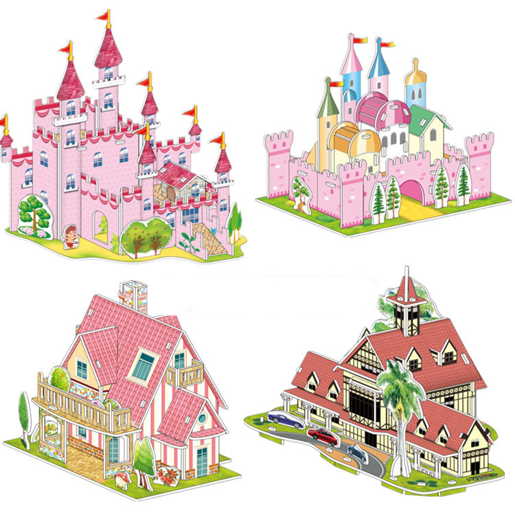 女孩城堡别墅四件套