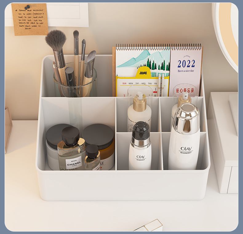 (多格梯形)桌面化妆品盒 (11)