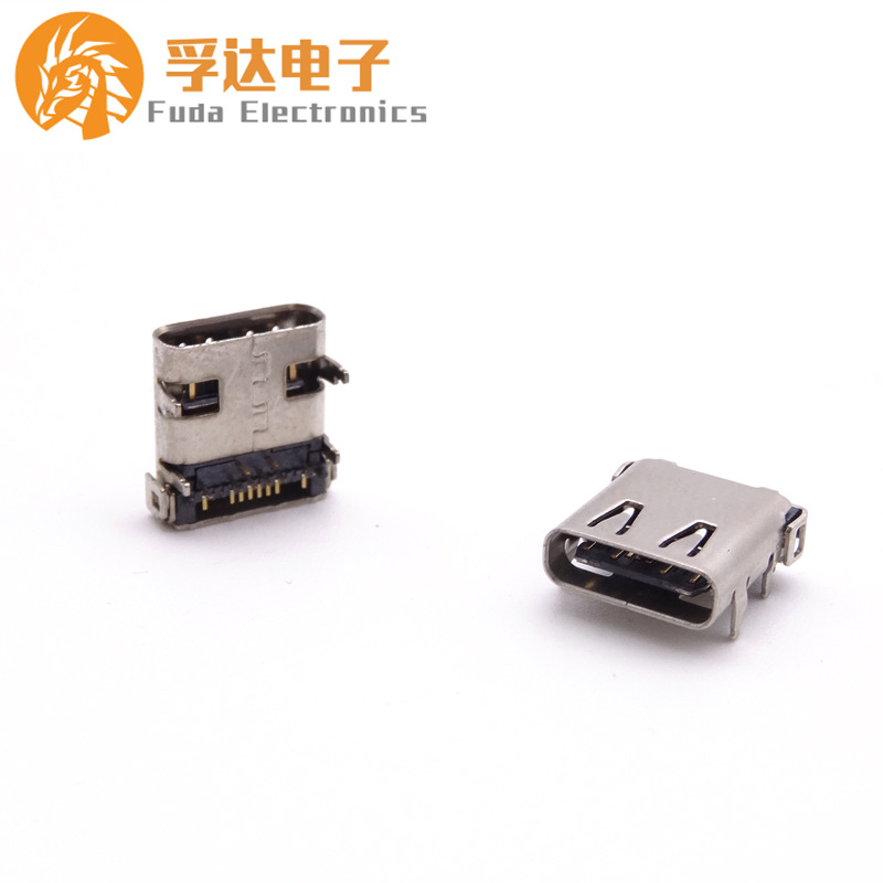 8.TYPE C14P母座前插后贴四脚插板