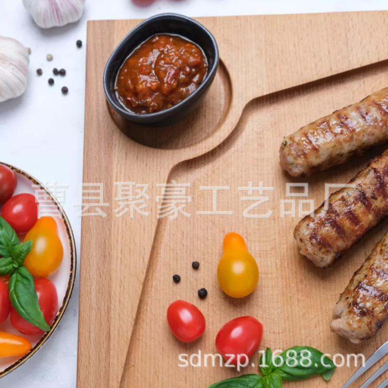 木质创意托盘橡木砧板寿司盘薯条炸鸡木盘实木披萨奶酪托盘批发