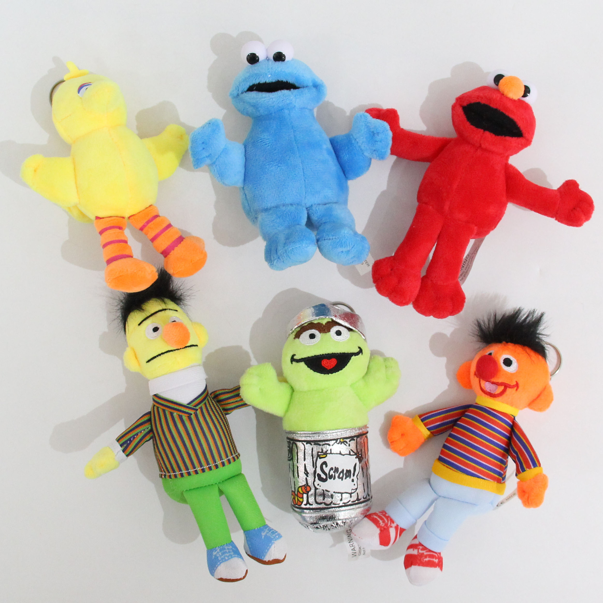 芝麻街钥匙扣挂件