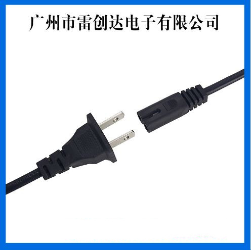 美规二插转8字尾电源线欧规二插8字尾电源线USB开关线2