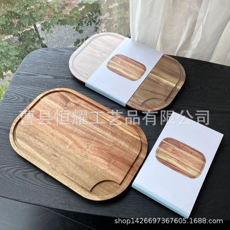 意大利SMEG斯麦格相思木砧板家用切菜板案板厨房熟食盘小吃水