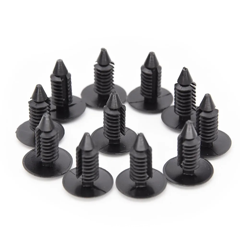 10Pcs-Set-Black-Plastic-Rivets