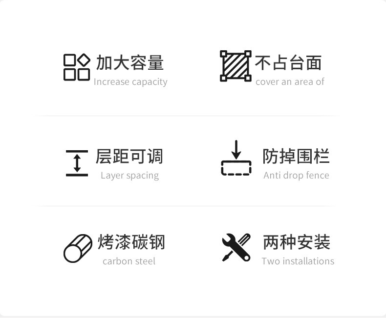 复制_奶油白厨房置物架免打孔壁挂调料架碳钢墙上.jpg
