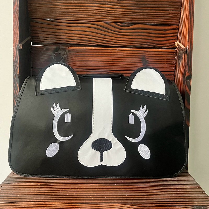 悠乐宠卡通PU双肩背包 黑色1