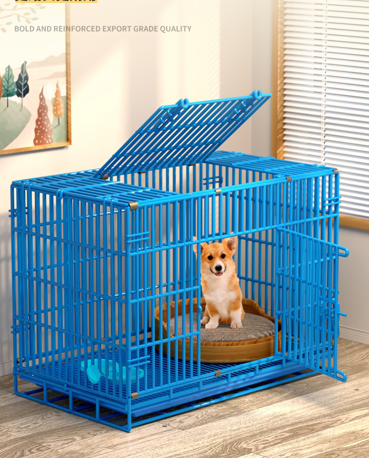 折叠猫狗通用笼_07