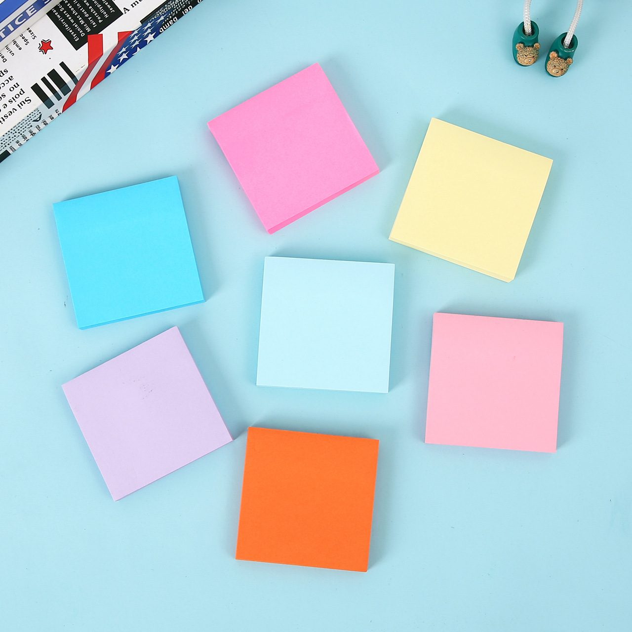 厂家定制便利贴荧光便签纸现货创意n次贴便签本定制便利贴广告4