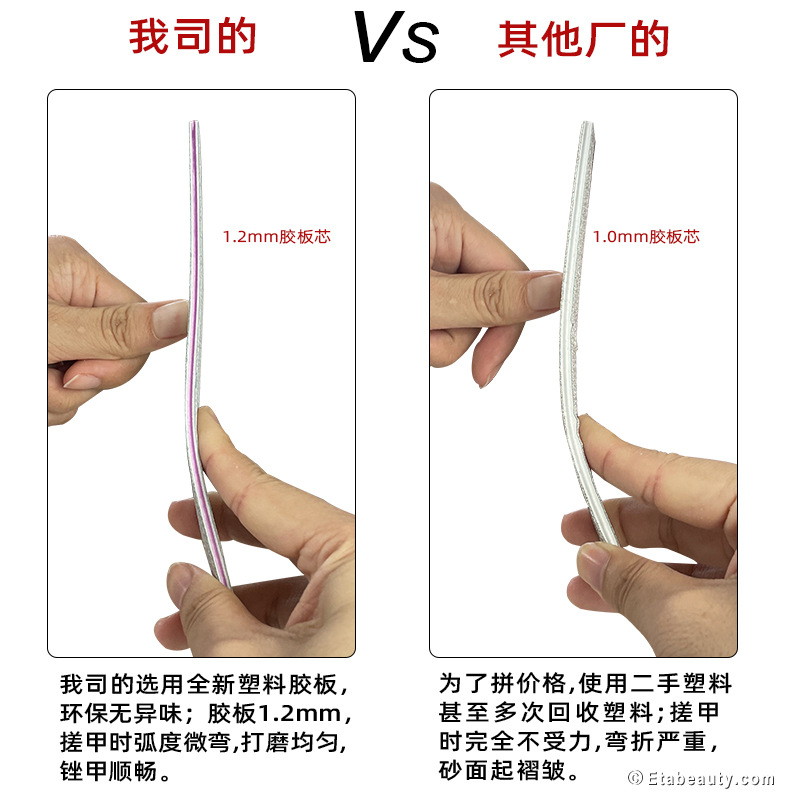 砂纸指甲锉，甲锉打磨条，指甲锉砂条美甲，修型挫