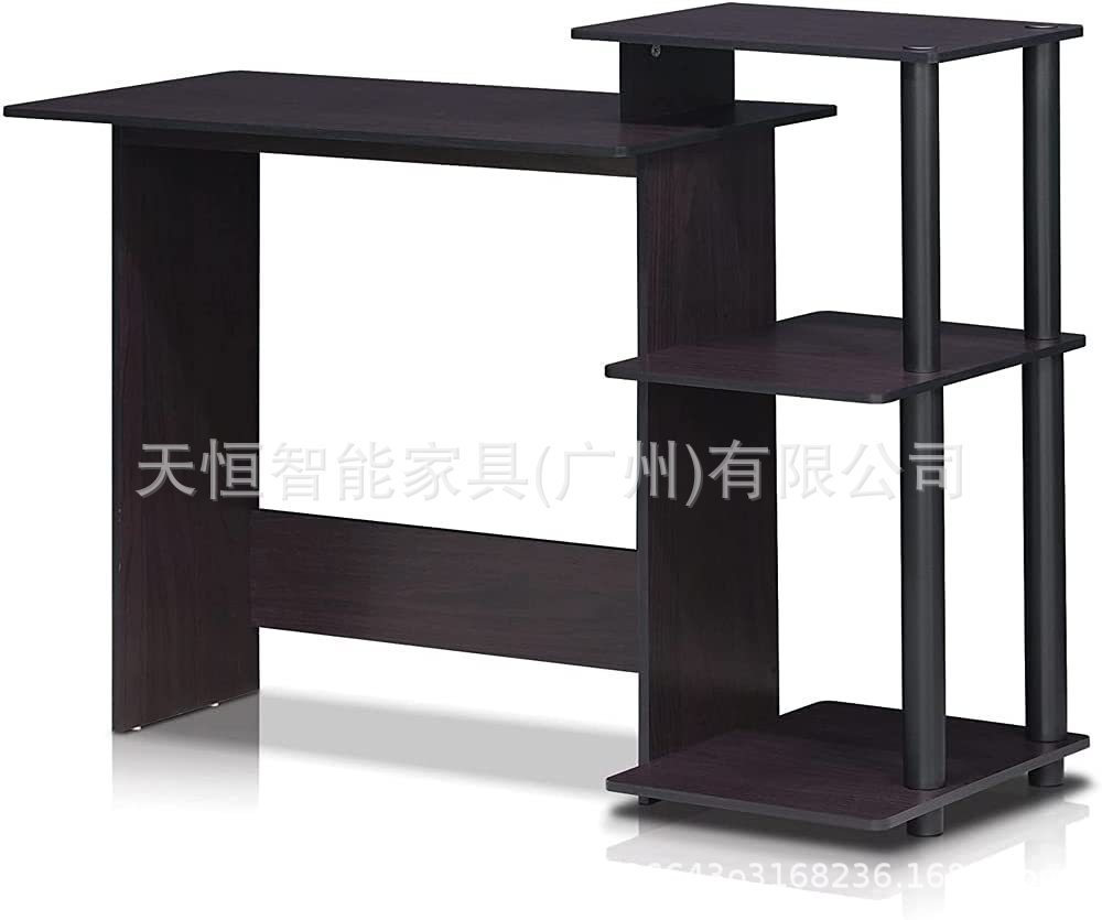 家用笔记本笔记本电脑桌带书架的电脑桌