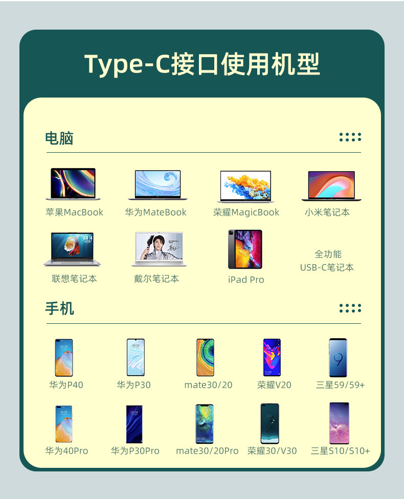 百兆RJ45网口转Type-c转接头